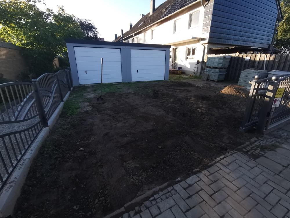 Erdbauarbeiten nach der Fertigstellung