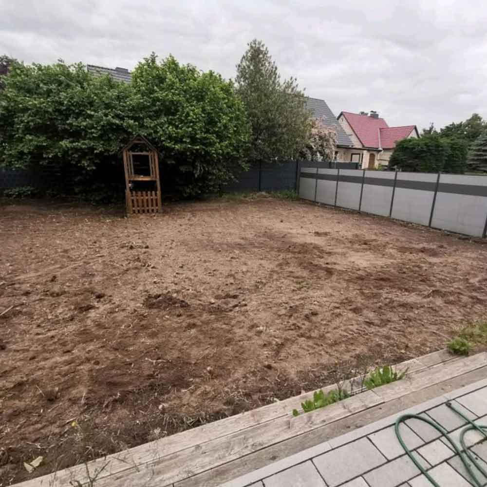 Garten vor der Neugestaltung