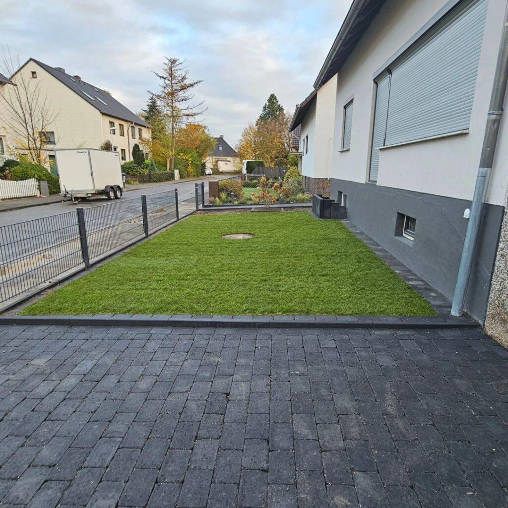 Fertig angelegter Garten nach der Gartengestaltung